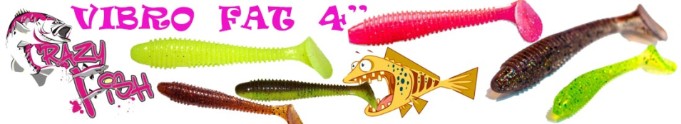 Crazy Fish Vibro Fat 4"