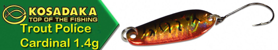Kosadaka Trout Police Cardinal 1.4g