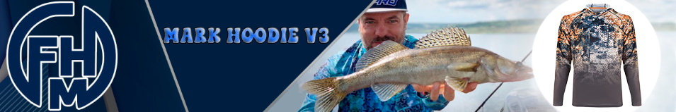 FHM "Mark Hoodie" V3 Принт серо-оранжевый/серый