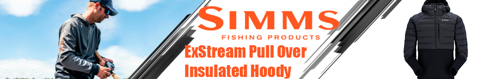 Simms ExStream Pull Over Insulated Hoody, Black