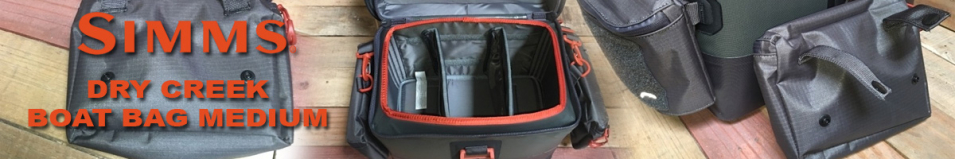 Simms Dry Creek Boat Bag Medium Anvil 27L