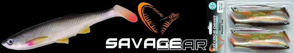 Savagear LB 3D Bleak Paddle Tail 13.2 17g 4pcs