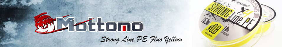 Mottomo Strong Line PE Fluo Yellow 150m