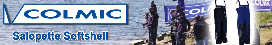 Colmic Salopette Softshell Nera Tg.