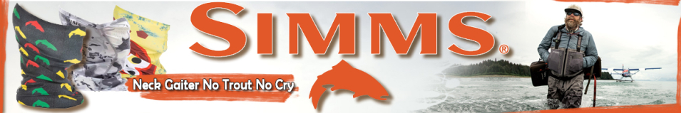 Simms Neck Gaiter, No Trout No Cry