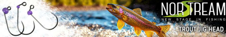 Norstream Trout Jig Head цв. fluro purple