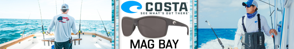 Costa Mag Bay 580 GLS Matte Gray / Gray