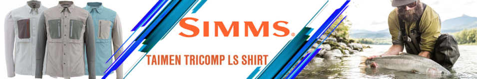Simms Taimen TriComp LS Shirt, Army Green