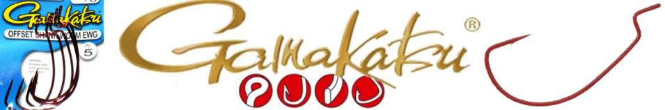 Gamakatsu Hook Worm Offset Ewg Red