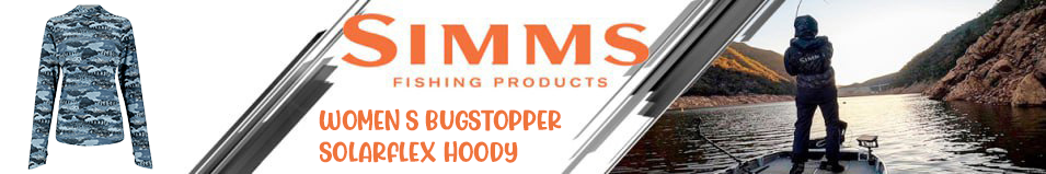 Simms Women's Bugstopper SolarFlex Hoody, Shroud Selvedge