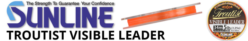 Sunline Troutist Visible Leader 34m