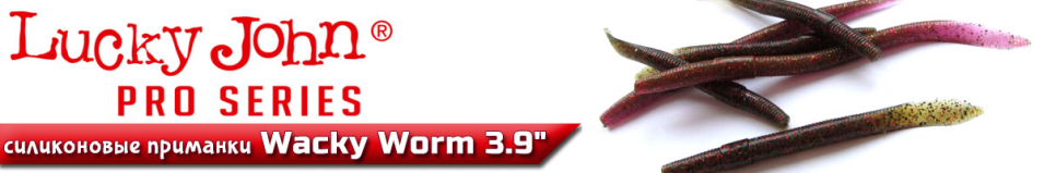 Lucky John Pro Series Wacky Worm 3.9"