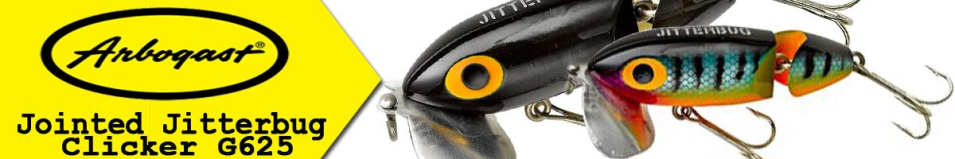 Arbogast Jointed Jitterbug Clicker G625