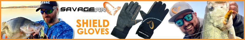 Savage Gear Shield Gloves Black