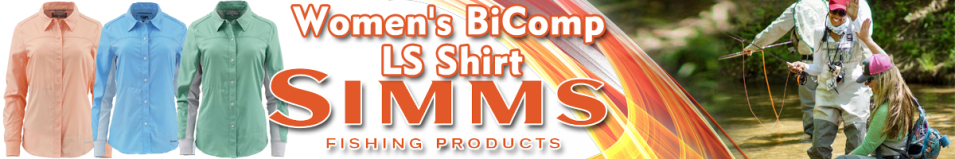 Simms Women's BiComp LS Shirt, Sorbet