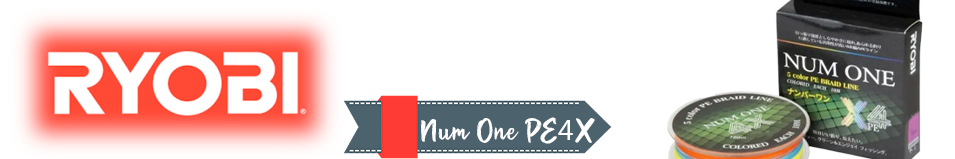 Ryobi Num One PE4X Multicolor 100m