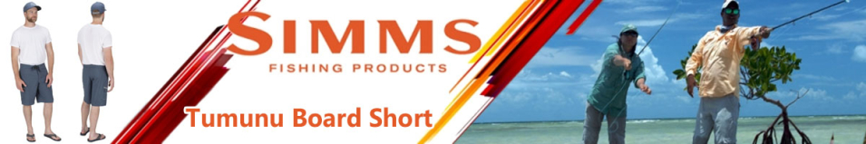 Simms Tumunu Board Short, Dark Moon