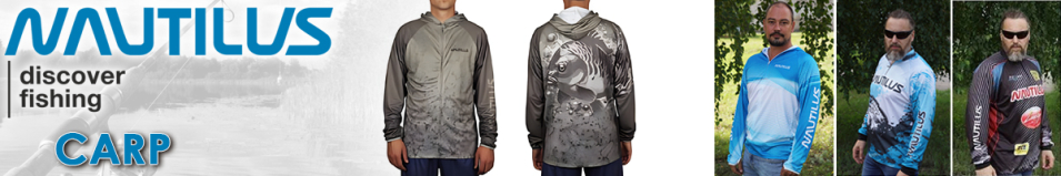 Nautilus Carp Green Джерси с капюшоном