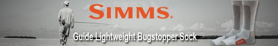 Simms Guide Lightweight Bugstopper Sock