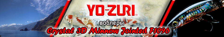 Yo-Zuri Crystal 3D Minnow Jointed F1096 