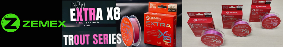 Zemex Extra X8 150m Pink