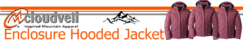 Cloudveil Enclosure Hooded Jacket Persian Red