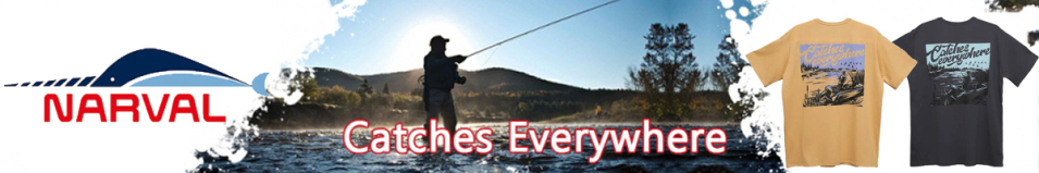 Narval Fishing T-shirt Catches Everywhere Graphite