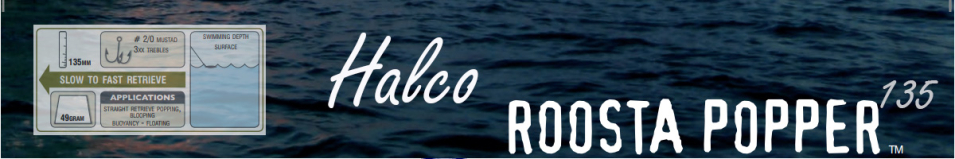 Halco Roosta Popper 135