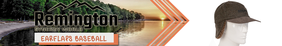 Remington Еarflaps baseball cap brown