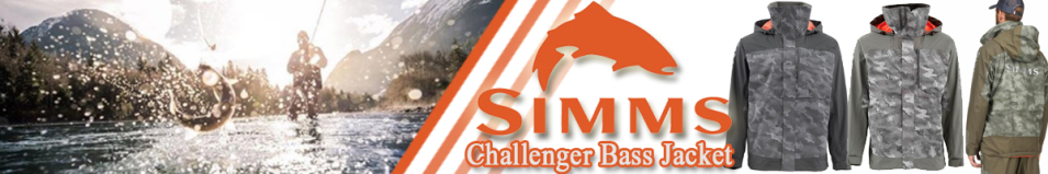 Simms Challenger Bass Jacket, Hex Camo Carbon