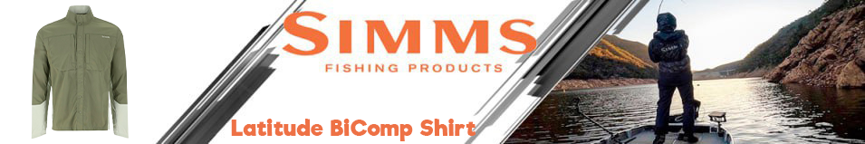 Simms Latitude BiComp Shirt, Willow/Aspen
