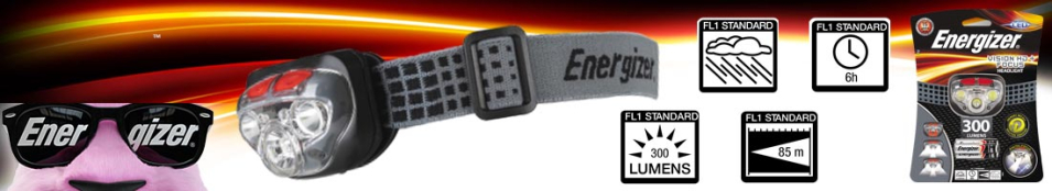 Energizer HL Vision HD+Focus.300lm 3ААА