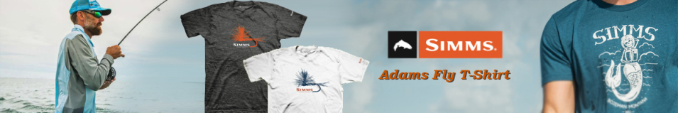 Simms Adams Fly T-Shirt White