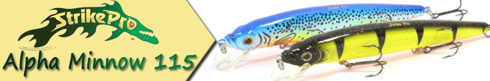 Strike Pro Alpha Minnow 115 (EG-033F)
