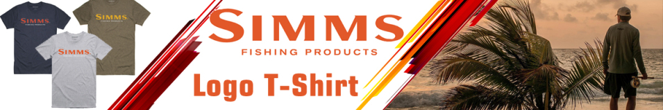 Simms Logo T-Shirt S19 Grey Heather