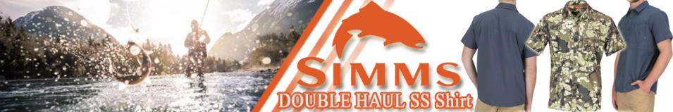 Simms Double Haul SS Shirt, Riparian Camo