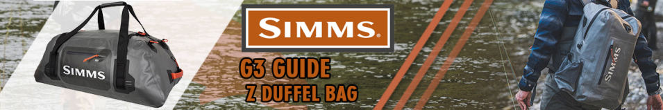 Simms G3 Guide Z Duffel Bag, Anvil, 60L