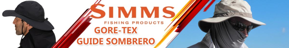 Simms Gore-Tex Guide Sombrero, Black