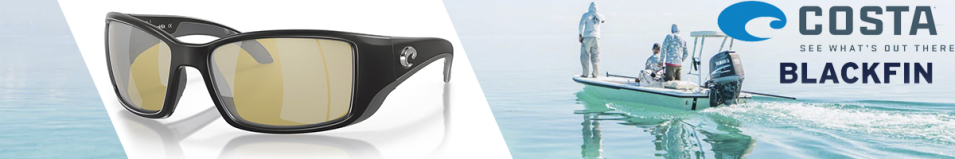 Costa Blackfin 580P (Matte Black/Silver MirrorSunrise, Large)