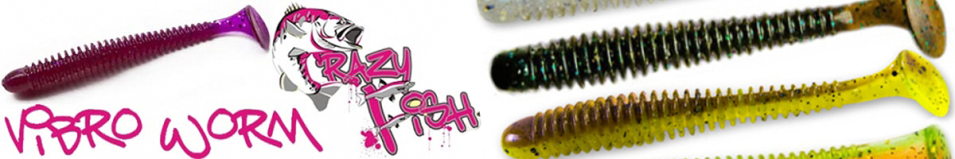 Crazy Fish Vibro Worm 2.5"