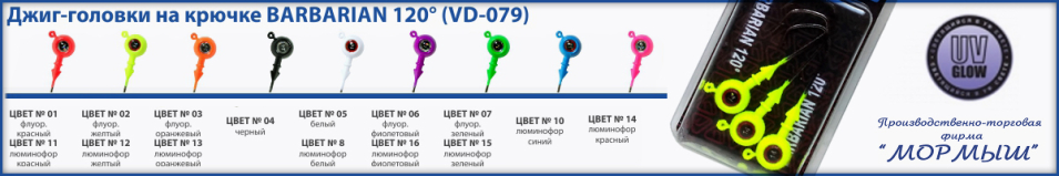 Мормыш Джиг-головка крашеная "ШАР" кр-к VD-079 №6/0 цвет Желтый