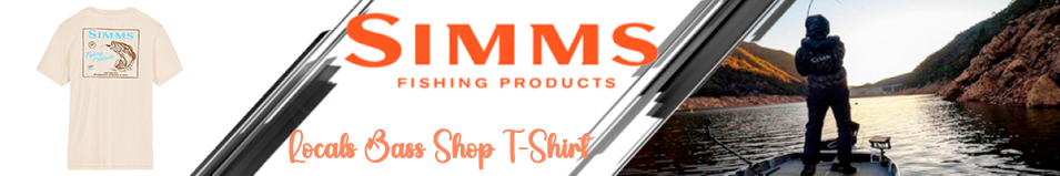 Simms Locals Bass Shop T-Shirt, Natural