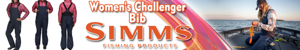 Simms Women's Challenger Bib, Admiral Blue