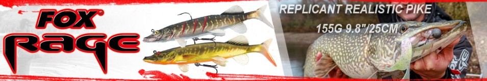 Fox Rage Replicant Realistic Pike 155g 9.8"/25cm
