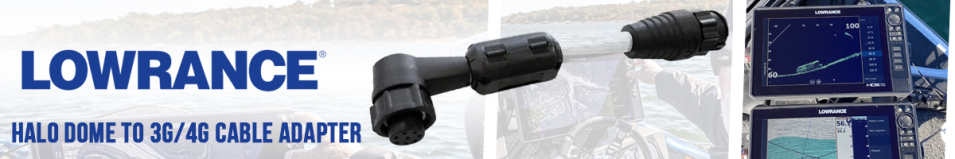 Lowrance HALO Dome to 3G/4G Cable Adapter (000-14551-001)