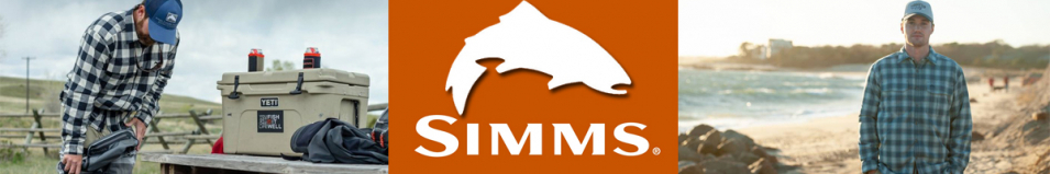 Simms Coldweather LS Shirt, Navy Sterling Plaid