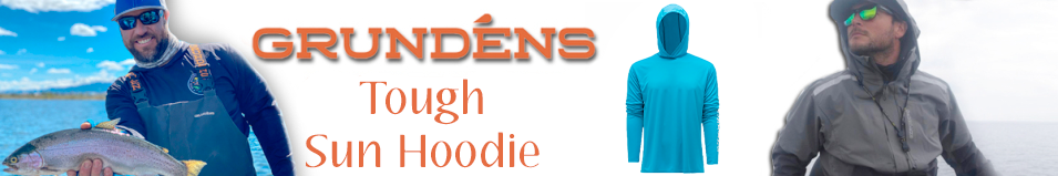 Grundens Tough Sun Hoodie, Azure