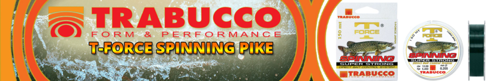 Trabucco T-Force Spinning Pike, Dark Green 150m