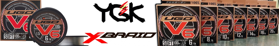 YGK X-Braid F-UGO V6 Soft 100m