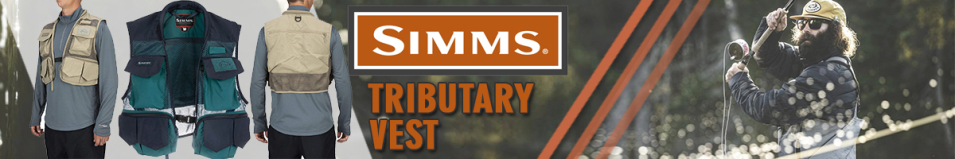 Simms Tributary Vest, Deep Sea Green